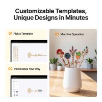 Workflow créatif rapide xTool M2 40W Color Print & Cut Bundle